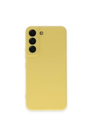 Resim artlab Art Galaxy S22 Kılıf Nano İçi Kadife Silikon - Sarı Lab 