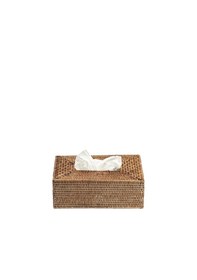 Resim Basket Mendil Kutusu, Tezgah Üstü - Kahve Kahve 