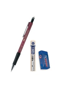 Resim Uçlu Kalem Bordo 0.7 Grip 1347 Faber 120 Li Uç Ve Sınav Silgisi Versatil Uçlu Kalem 0,7 1 Adet Bordo 
