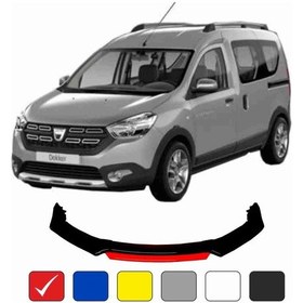 Resim Dacia Dokker Lip 4 Parça Kırmızı / Tampon Eki 