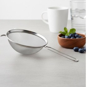 Resim Paslanmaz Çelik Saplı Derin Süzgeç 28 Cm Metalik Gri Metalik 