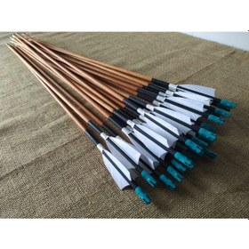 Resim Geleneksel Baturgezli Ahşap Ok 