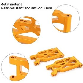 Resim Novahub Wltoys 1/10 Metal Ön Salıncak Kolu Yükseltme Parçası - 2 Adet Set - 2x Ön Salıncak Kolu, Optimize Edilmiş Metal Parça 