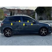 Resim Woc Chrome Opel Astra H Hb Krom Cam Çıtası 2004 Sonrası 4 Parça P 