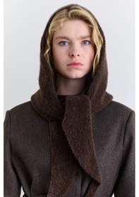 Resim Manuka Soft Dokulu Bağlamalı Başlık Acı Kahve Aw25spk00003-153 Acı Kahve 