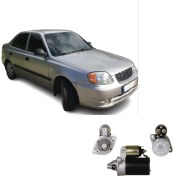 Resim CRN Hyundai Accent Admire Otomatik Marş Motoru 2002--2005 12 Volt 8 D 