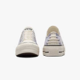 Resim Converse Chuck Taylor All Star Lift Crafted Laces Kadın Lila Platform Sneaker A12553c Mor 
