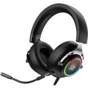 Resim Yoro V8 Mikrofonlu Oyuncu Kulaklığı Yeni Rgb Led Işıklı Kulaklık 