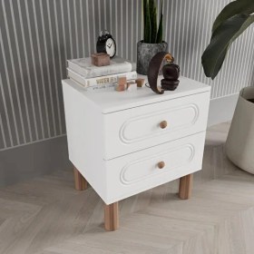 Resim Comiet Perry 2 Çekmeceli Mdf Komodin 