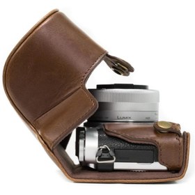 Resim MegaGear Panasonic Lumix DC-GX850, DC-GF9 Deri Kamera Çantası 