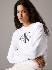 Resim Calvin Klein Kadın Sweatshirt-lv047b234g Beyaz 
