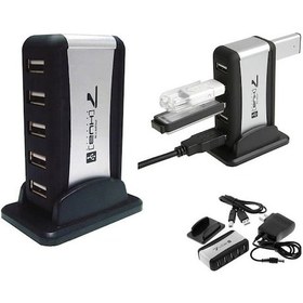 Resim 7 Port Usb Çoklayıcı Usb Hub Çoğaltıcı Adaptörlü Pc Notebook 
