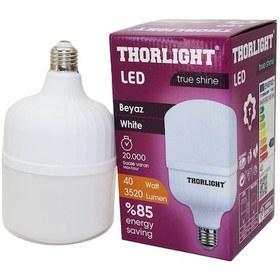 Resim Thorlıght 40w E27 Torch T-shape Beyaz Led Ampul T-40b 5250 