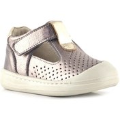 Resim Rakerplus Shaun Hakiki Deri Altın Cırtlı Anatomik Kız Bebek Sandalet Altın 