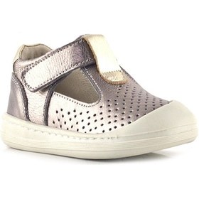 Resim Rakerplus Shaun Hakiki Deri Altın Cırtlı Anatomik Kız Bebek Sandalet Altın 