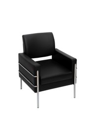 Resim Bürotrend Kubik Siyah İki Tekli Bir İkili Ofis Oturma Takımı 