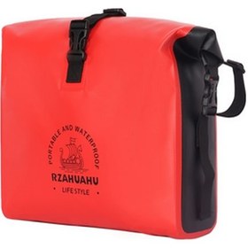 Resim Cbtx Global Rzahuahu 9l Su Geçirmez Pvc Motosiklet Alet Çantası - Kırmızı 