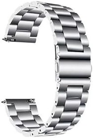 Resim Samsung Gear Sport Uyumlu Kordon Klasik Baklava Model Paslanmaz Çelik Metal Kayış 