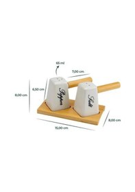 Resim Fosh Tuzluk Ve Biberlik B6499 Beyaz 