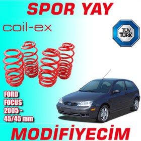 Resim Coil-Ex Focus 2 2005 Sonrası 45-45Mm Alçaltma Spor Yay Helez 