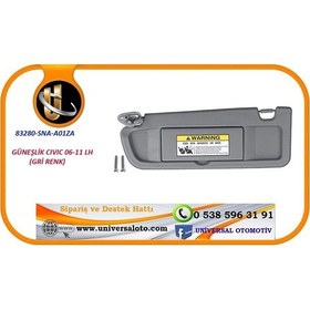 Resim Güneşlik Cıvıc 2006-2011 Sol Gri 