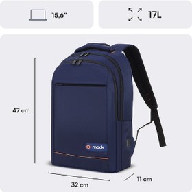 Resim Mack Mcc-006bl 15.6 Offıce Notebook Sırt Çantası Lacivert siyah 