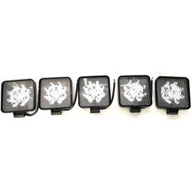 Resim First Oto 9 Led Kare Projektör Off Road Çalışma Sis Lambası 27W 