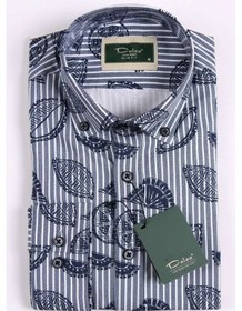 Resim Dolse Slimfit Premium Desenli Gömlek Lacivert 