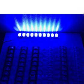 Resim 12 Volt Dar Açılı Modül Led Mavi (5 Adet) 