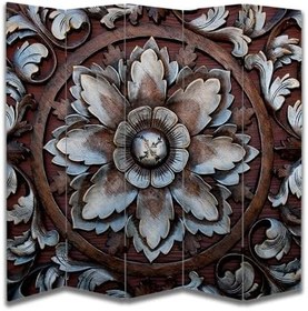 Resim Motifli Özel Tasarım Paravan Room Divider 180 x 200 cm 