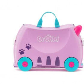 Resim Trunki Çocuk Bavulu - Kedi Cassie 