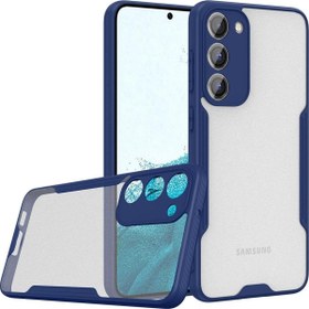 Resim Galaxy S23 Plus Ile Uyumlu Kılıf Pastel Renkli Kenar Perfe Tpu Mat Yüzeyli Silikon Kılıf Mor 