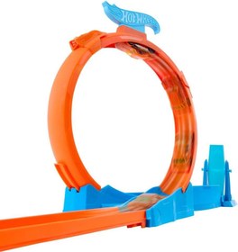 Resim Hot Wheels Track Creator Üçlü Çember Pist Seti JDW39 