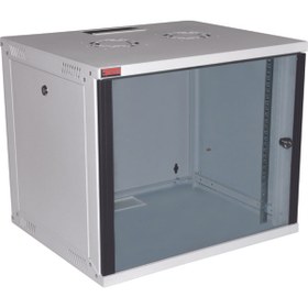 Resim cabex 12u 19" Eurobox Serisi 600x600 Duvar Tipi Kabinet 