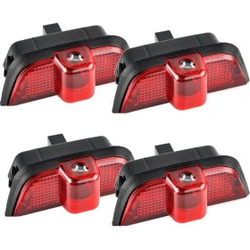 Resim Kapı Işıkları Için 4x LED Projektör Hayalet Gölge W204 2008-2013 Için Fit (Yurt Dışından) 