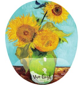 Resim iF Dizayn Van Gogh Ayçiçekleri Natürmort Bilek Destekli Mousepad 