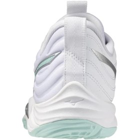 Resim MIZUNO Wave Momentum Elite Kadın Voleybol Ayakkabısı Beyaz 