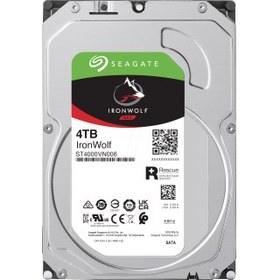 Resim SEAGATE IRONWOLF, ST4000VN006, 3.5", 4TB, 256Mb, 5400Rpm, SERVER/NAS HDD 