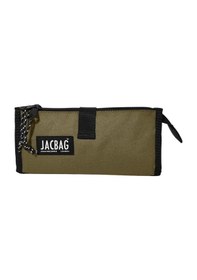 Resim Jacbag Twin Masa Üstü Çift Bölmeli Kalem Çantası - Haki Yeşil Çok Renkli 