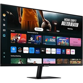 Resim Samsung M7 M70D UHD 32" 4 MS 60 Hz 4K HDR10 Smart Siyah Monitör LS32DM702UUXUF 