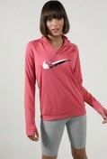 Resim Nike Dri-Fit Swoosh Run 1/4-Zip Running Midlayer Long-Sleeve Kadın Tişört 