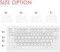 Resim DIYthinker Oyuncu Spor Fiziksel Eğitim Paten PBT Mekanik Klavye için Klavye Beyaz OEM İşaretsiz Baskı R1 