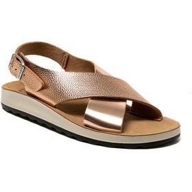Resim Sneaker Günlük Kadın 77 G61 Zc Fly Flot Sandal 6488-dark Gold Dark Gold Koyu Altın 
