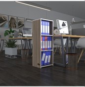 Resim Kenzlife Klasörlük Raflı Almakay Crd 105 40 30 Kitaplık Ofis Arkalıksız Çok Renkli 