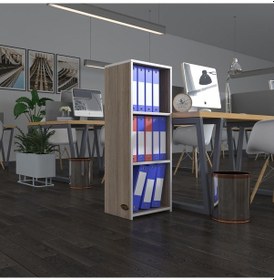 Resim Kenzlife Klasörlük Raflı Almakay Crd 105 40 30 Kitaplık Ofis Arkalıksız Çok Renkli 