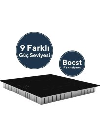Resim Kumtel I6-4tb Siyah Indüksiyonlu Ankastre Ocak I6-4tb 