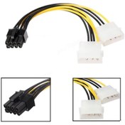 Resim Oem 8 Pin Ekran Karti Power Güç Kablosu Çevirici 