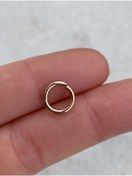 Resim 6mm Rose Menteşeli Halka Piercing 