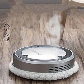 Resim Robot Elektrikli Süpürge, Daire Için Güvenli Otomatik Robot Vakumu (Gümüş grisi) 
