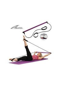 Resim Pilates Fitness Bar Direnç Bantları Yoga Egzersiz Çekin Halat Pi 